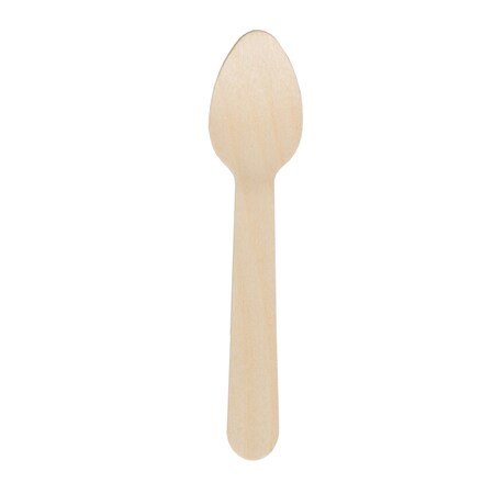 4" Wooden Mini Tasting Spoons, 250 ct